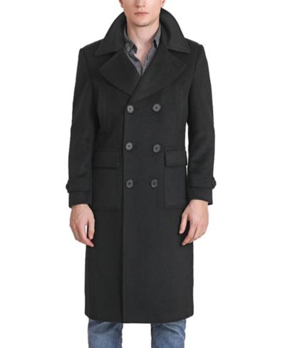 Landing Leathers Men's Peter Wool Blend Long Walker Coat