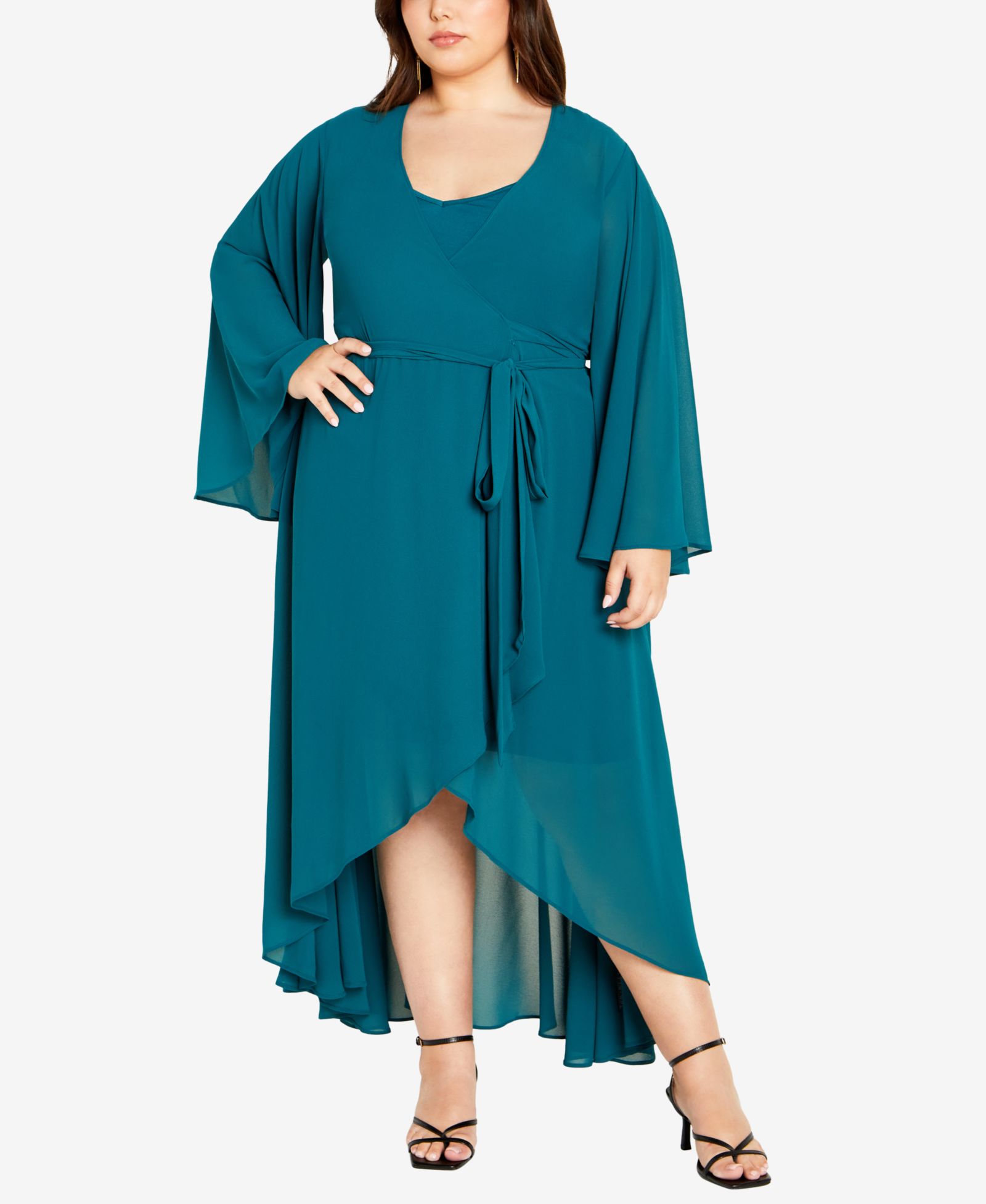 Женское макси-платье CITY CHIC Plus Size Fleetwood