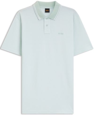 BOSS by Hugo Boss Men's Cotton-Piqué Relaxed Fit Polo Shirt