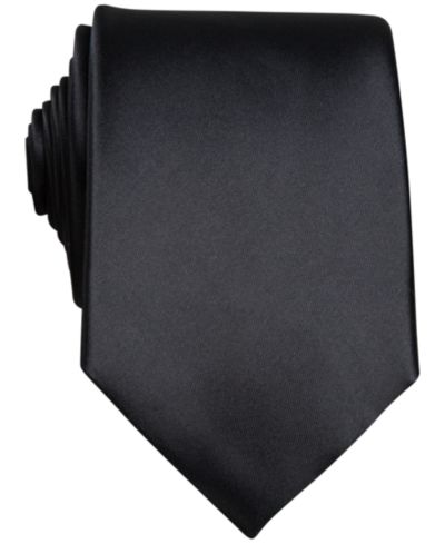 Perry Ellis Men's Satin Solid Tie