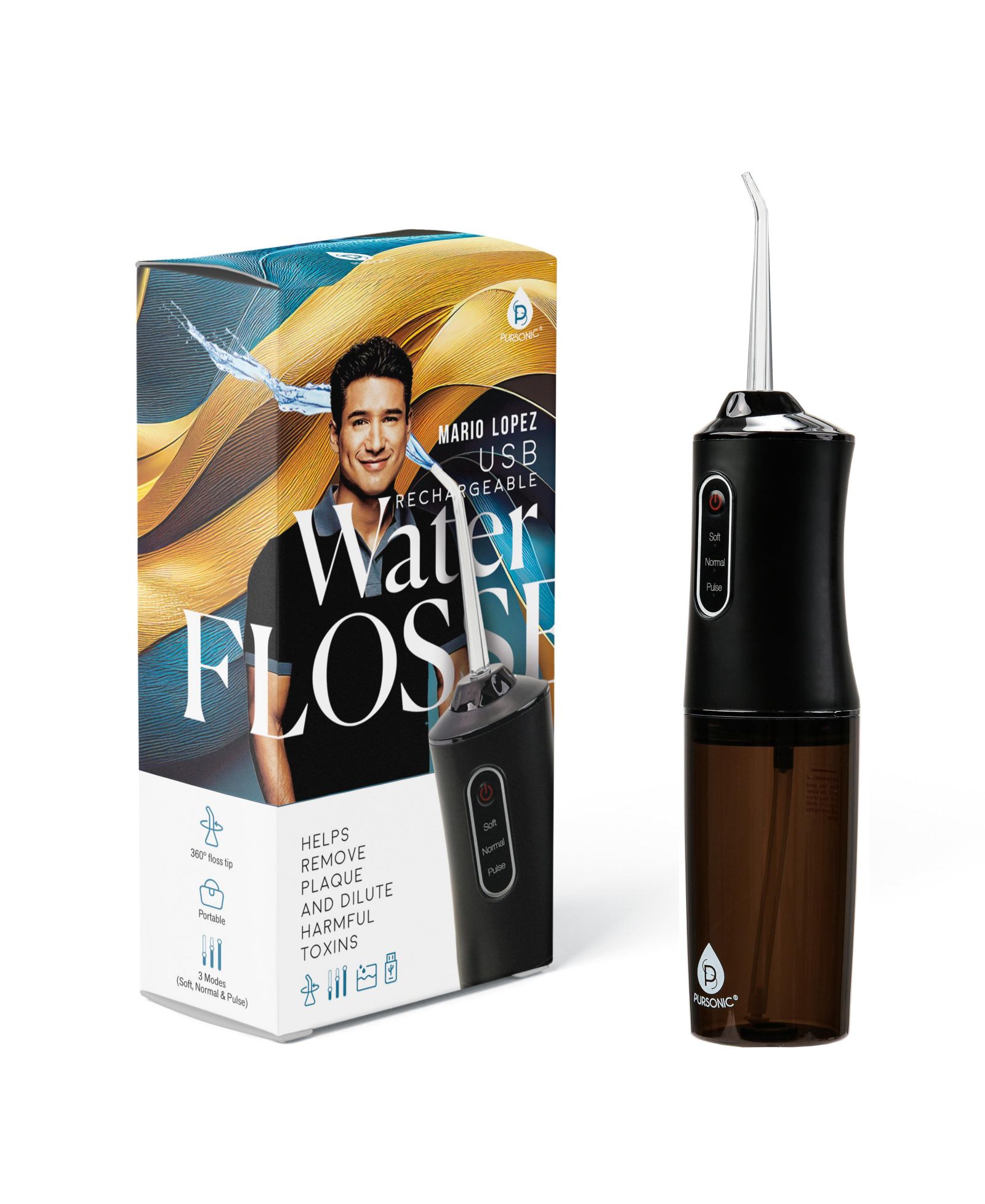 Ирригатор Pursonic Mario Lopez USB Water Flosser