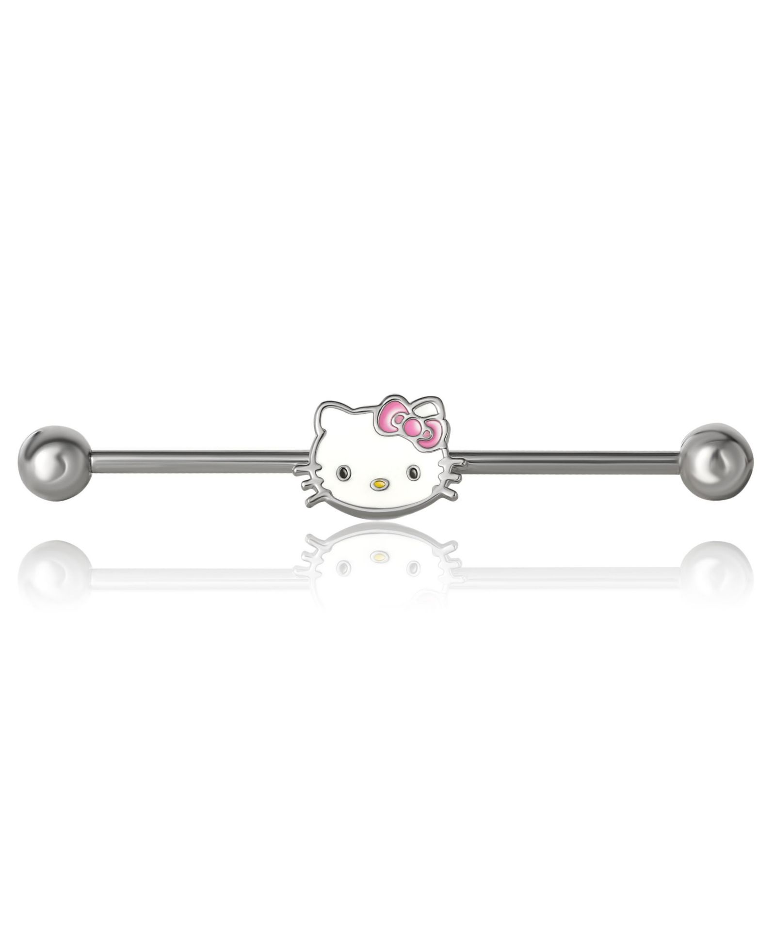 Hello Kitty Sanrio Женская серьга для хряща, украшение из нержавеющей стали с подвеской
