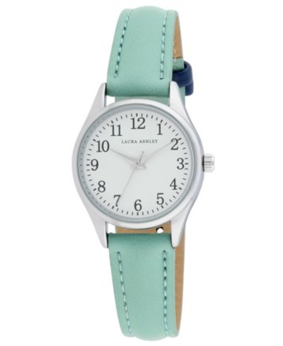 Женские часы Laura Ashley Quartz Aqua Faux Leather 30mm