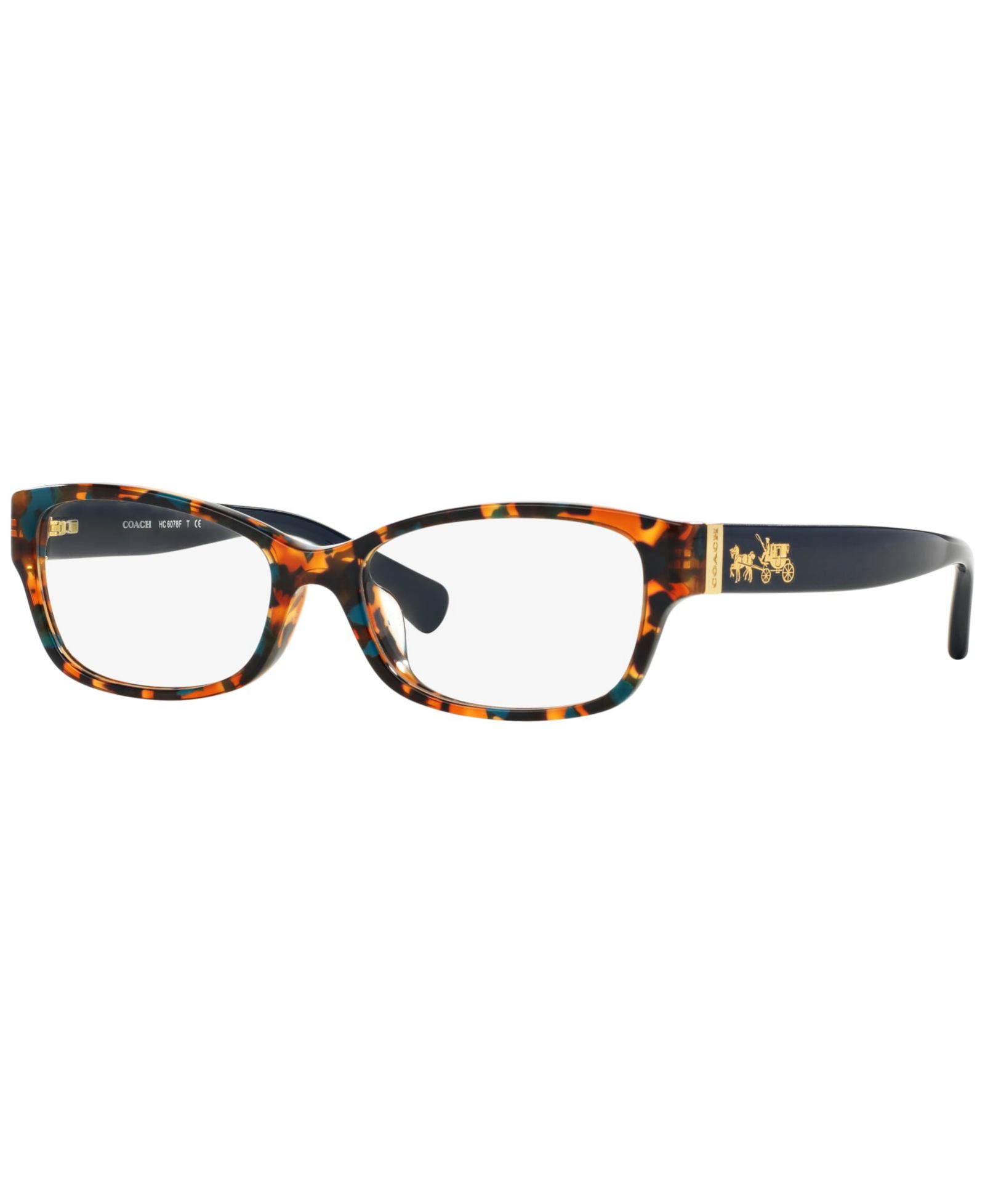 Coach Woman Rectangle Plastic HC6078 Eyeglasses