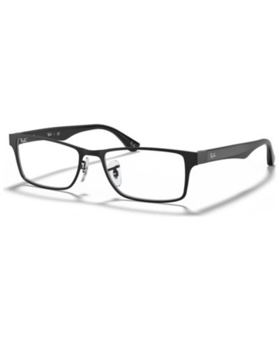 Ray-Ban унисекс прямоугольные металлические оптические очки RB6238