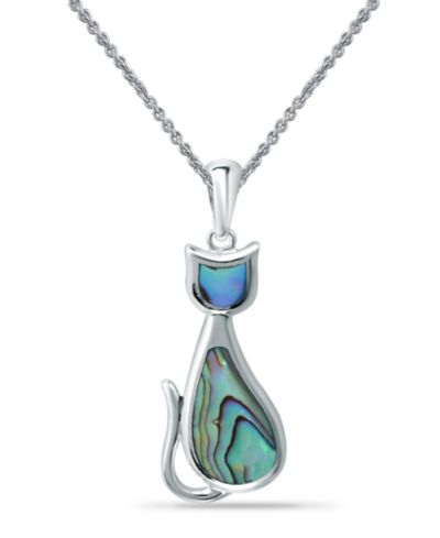 Подвеска Macy's Abalone Inlay Cat
