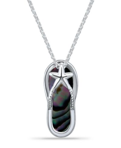 Ожерелье Macy's Abalone Inlay Flip Flop