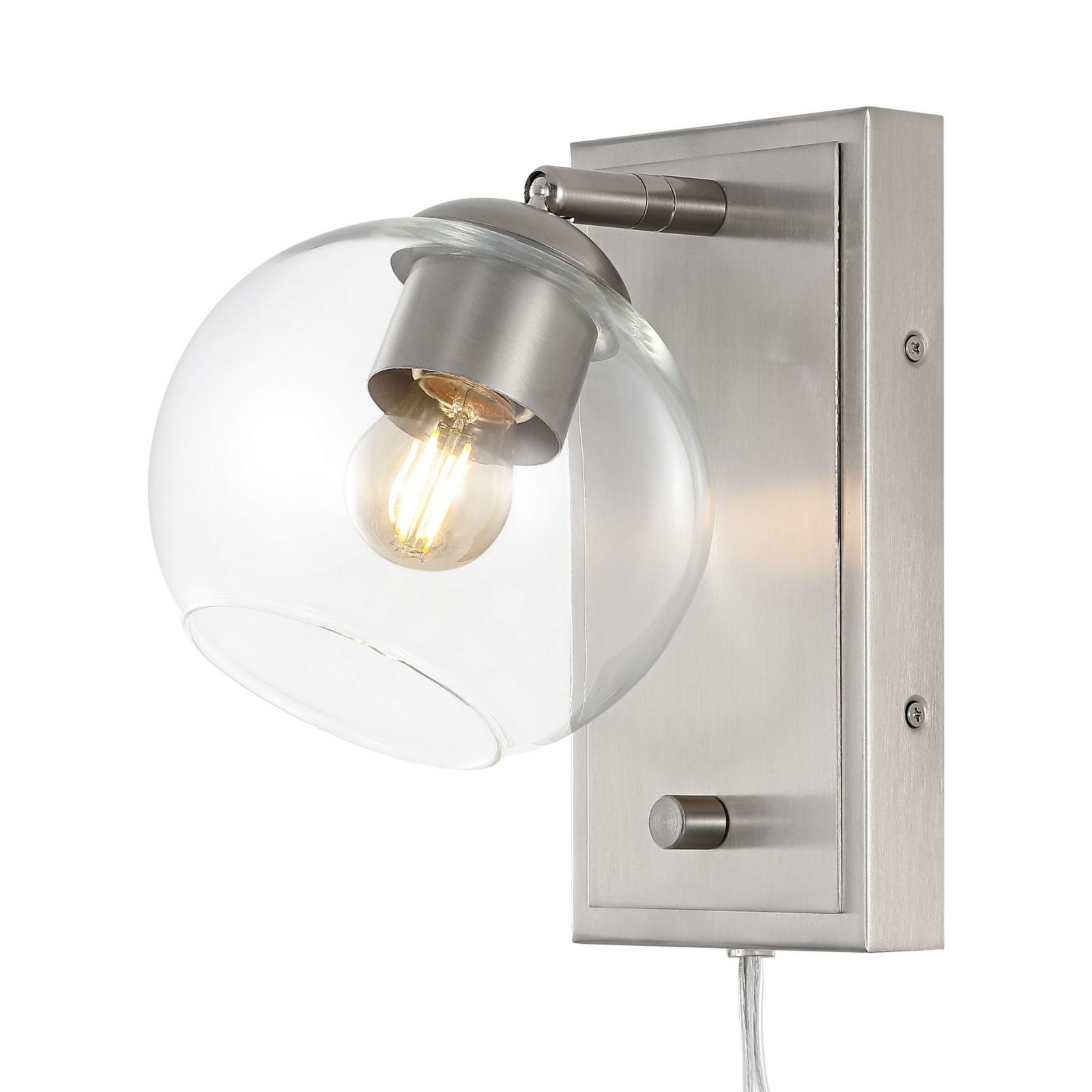Настенный светильник Hugo Minimalist Modern, регулируемый, из железа с LED, с диммером