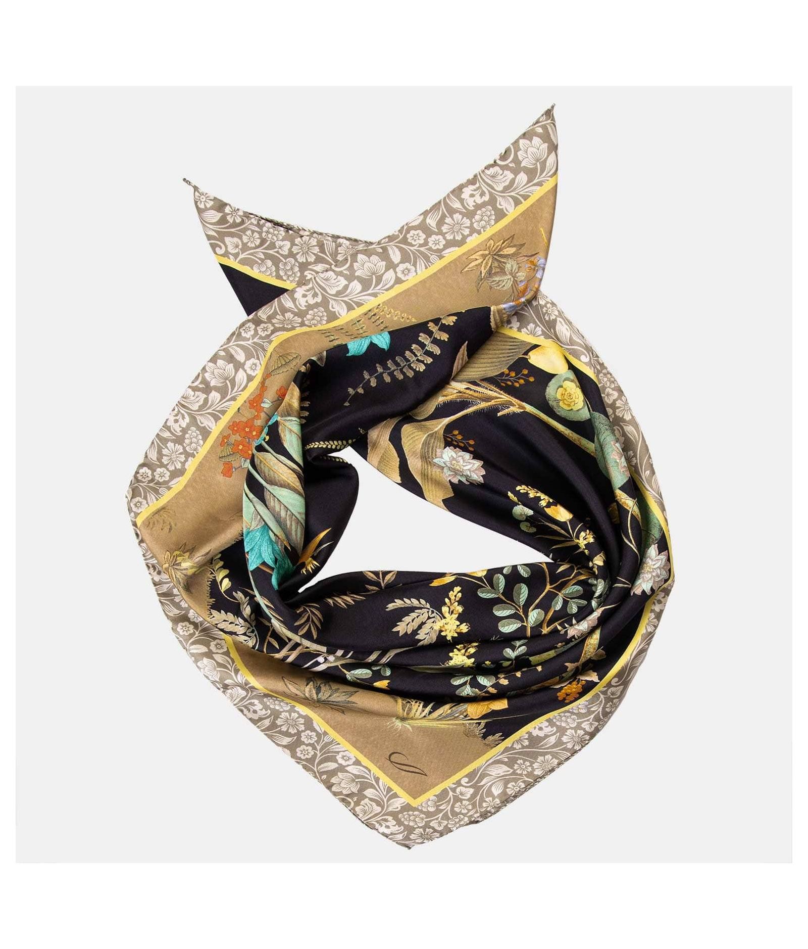 Fantasia - Hand Rolled Silk Foulard for Women