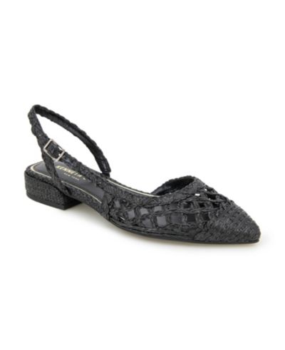 Женские туфли-лодочки Kenneth Cole New York Cayla Crochet Block Heel Slingback Pumps