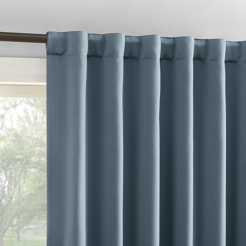 Парные шторы Sun Zero Aria Magnetic Closure Theater Grade 100% Blackout