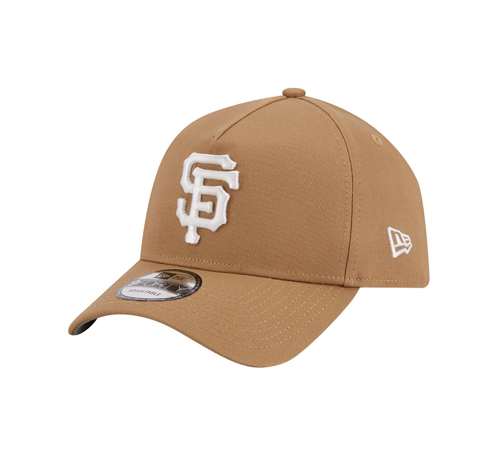 Мужская кепка New Era Khaki San Francisco Giants A-Frame 9FORTY Adjustable
