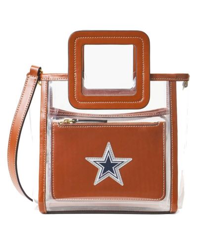 Женская мини-сумка Staud Dallas Cowboys Clear Shirley