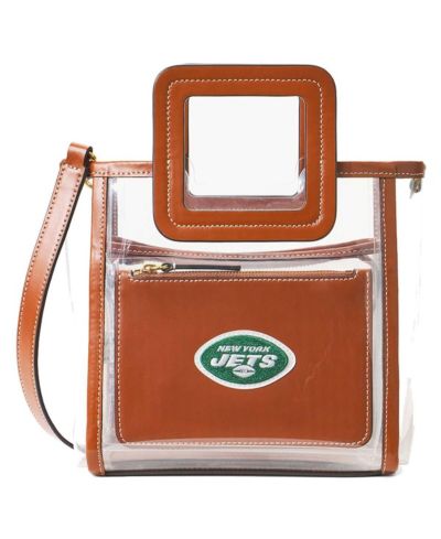 Женская мини-сумка Staud New York Jets Clear Shirley