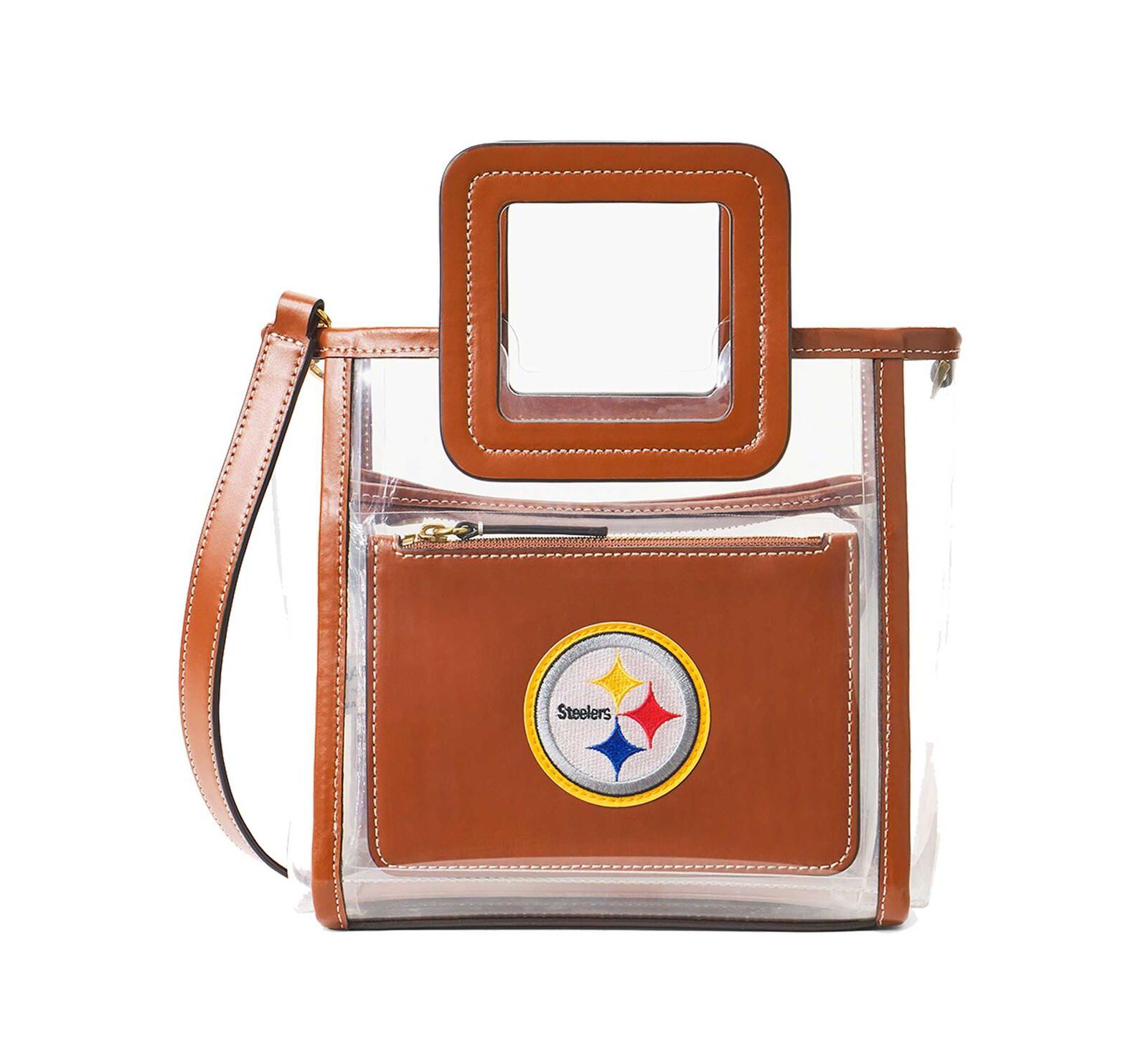 Женская мини-сумка Staud Pittsburgh Steelers Clear Shirley