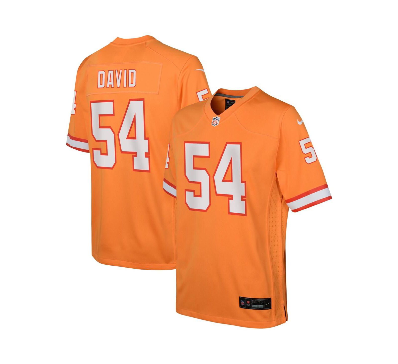 Детская джерси Nike Lavonte David Orange Tampa Bay Buccaneers
