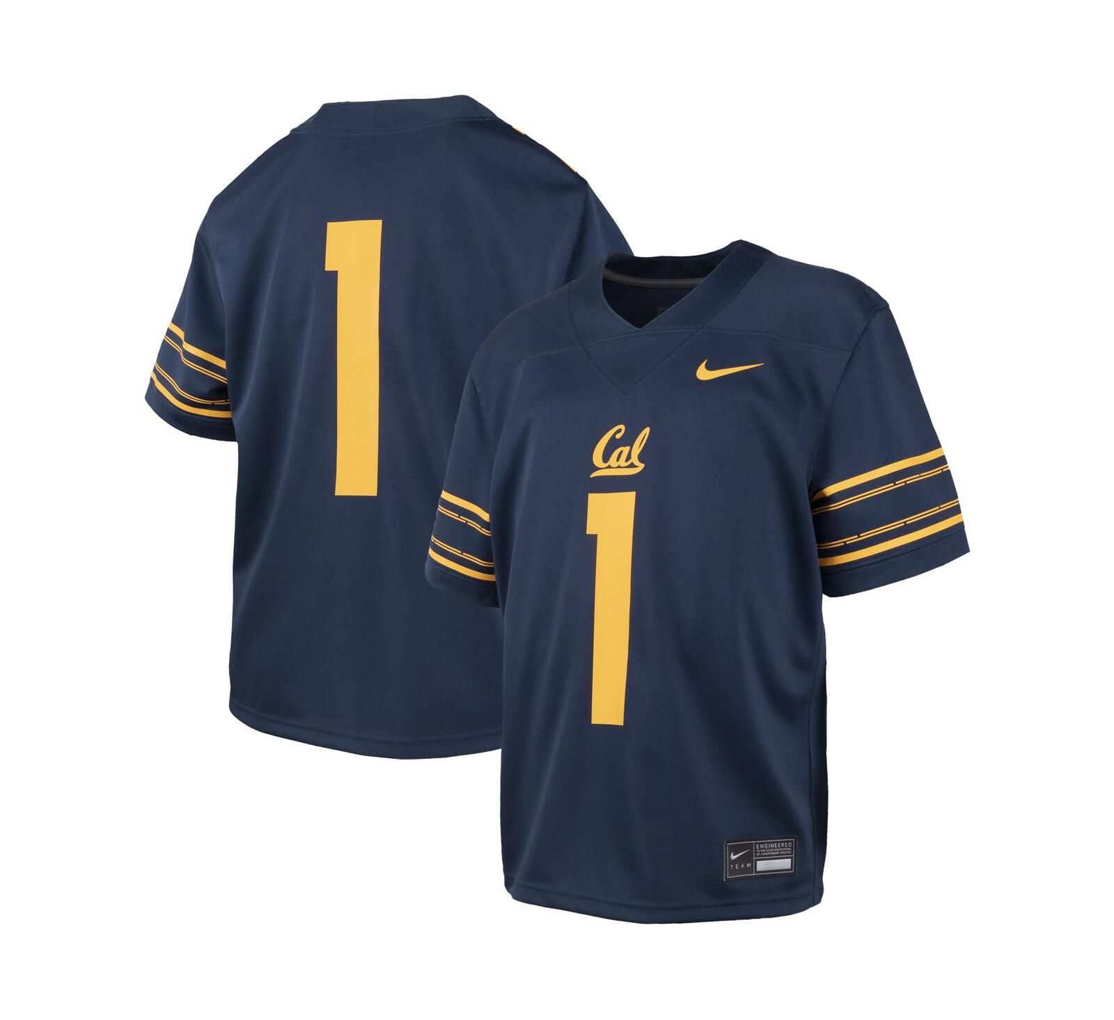Big Boys Nike #1 Navy Cal Bears Untouchable Replica Game Jersey