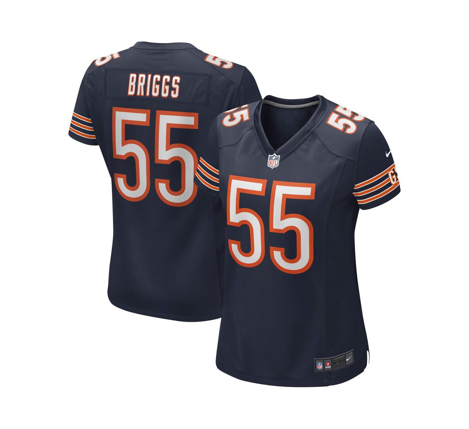 Nike Женская джерси Lance Briggs Navy Chicago Bears Game Retired Player
