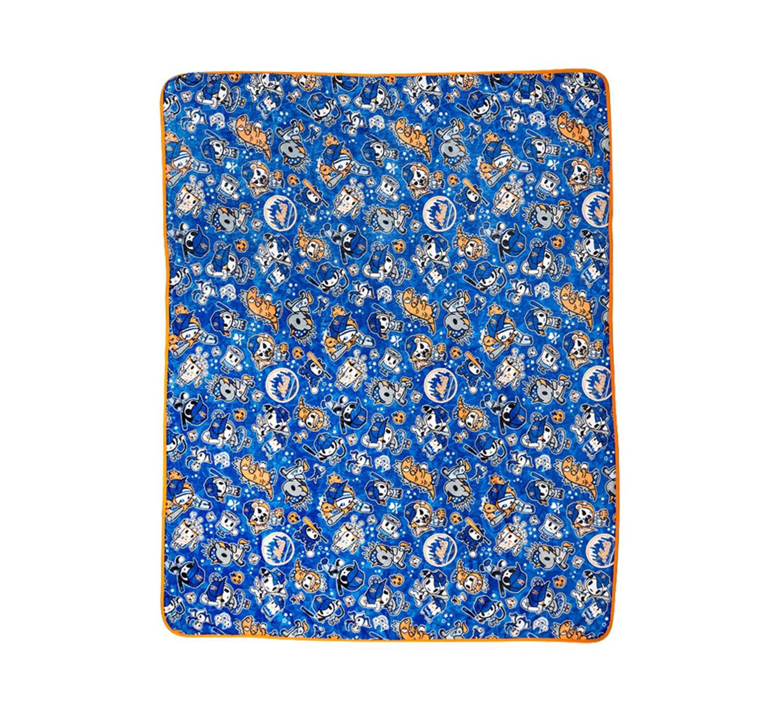 Tokidoki New York Mets 60" x 50" Plush Blanket