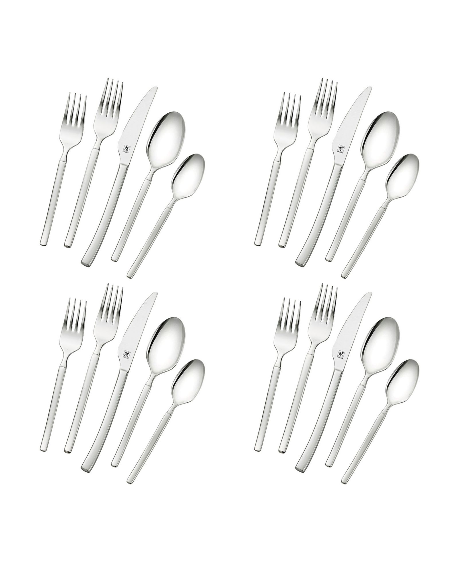 ZWILLING Opus 18/10 Stainless Steel 20 Pc. Flatware Set, Service for 4