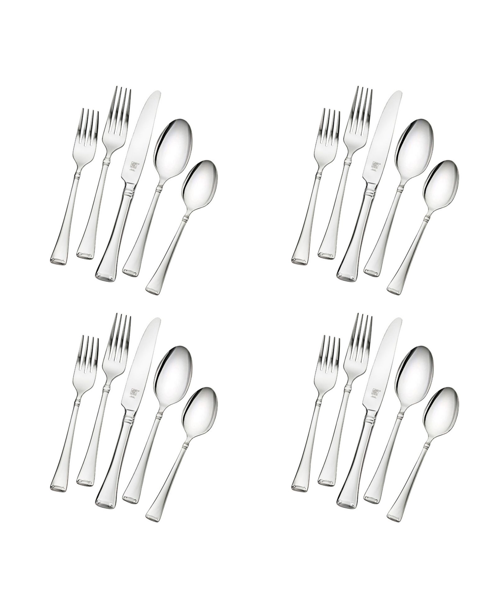 ZWILLING Angelico 18/10 Stainless Steel 20 Pc. Flatware Set, Service for 4