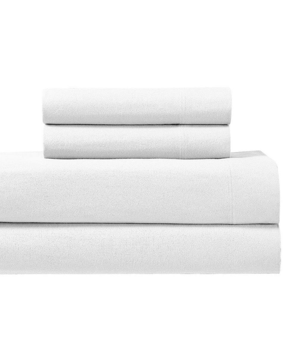 Royal Tradition Egyptian Linens Heavyweight Flannel Sheet 4-Piece Set