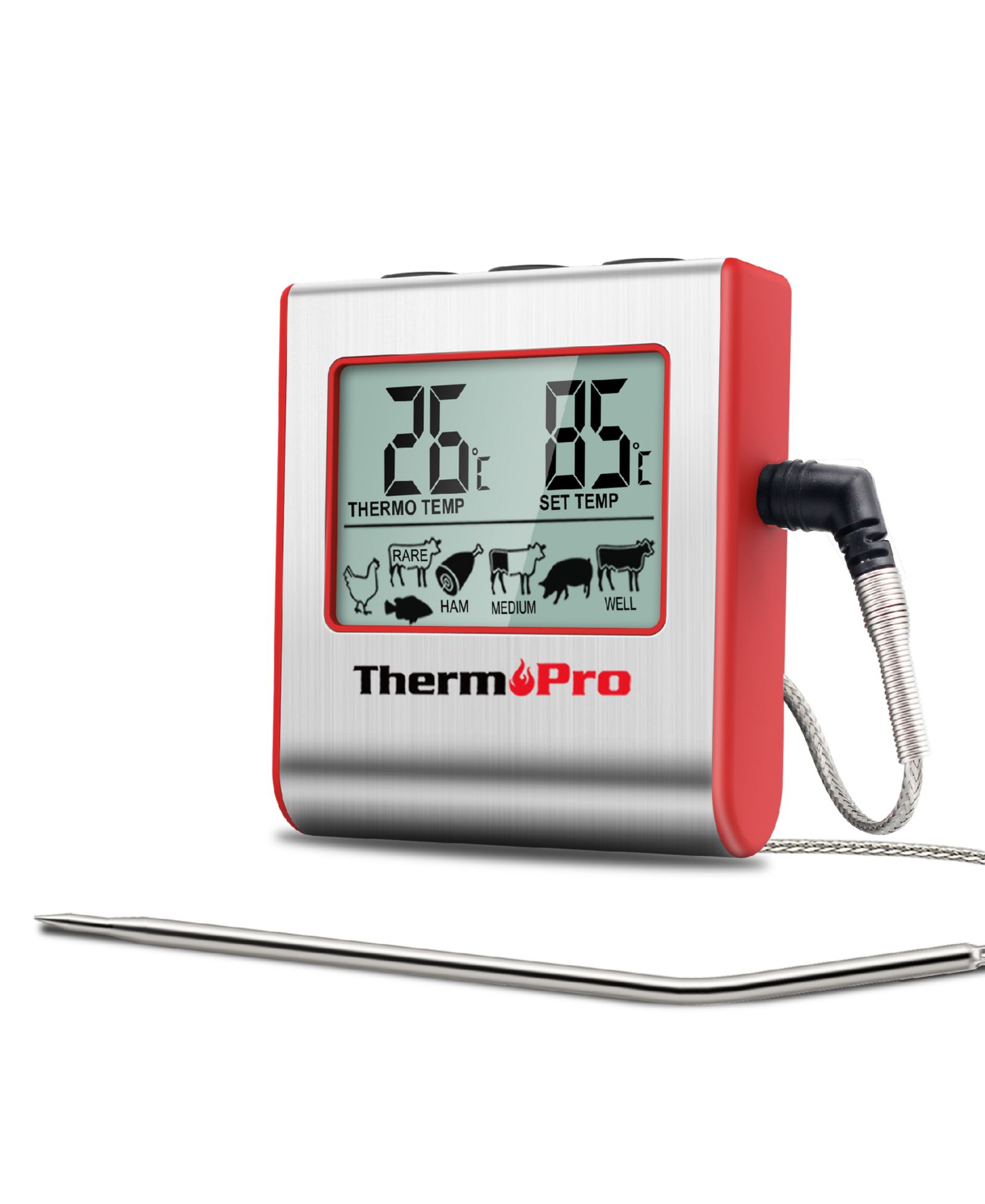 ThermoPro цифровой термометр для мяса и гриля TP16W