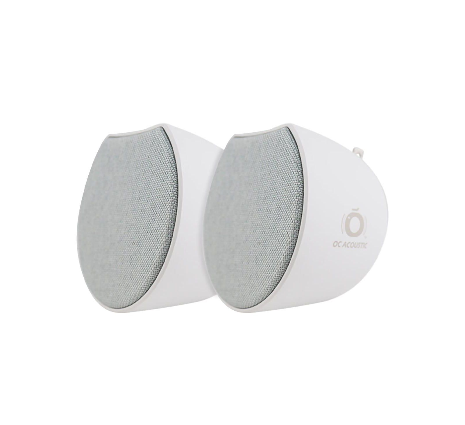 Oc Acoustic Newport Bluetooth 5.1 USB Charging Port Outlet Speakers, 2-Piece Set