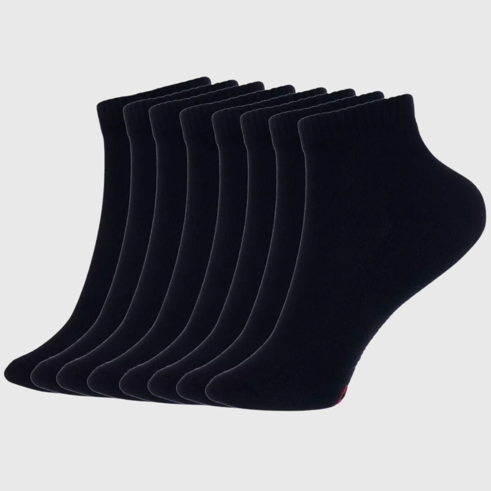 Alpine Swiss Men's Ankle Socks 8 Pack Cotton Athletic Performance Socks for Men Moisture-Wicking Cushioned Quarter Length Socks Reinforced Heel & Toe