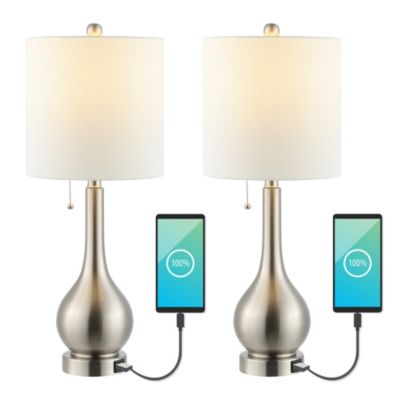 Настольная лампа Tyler Modern Classic Gourd Iron LED с USB (набор из 2 шт.)