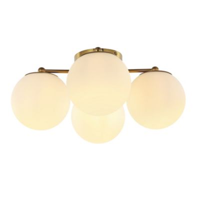 Потолочный светильник Orly Bohemian Farmhouse Ironfrosted Glass LED