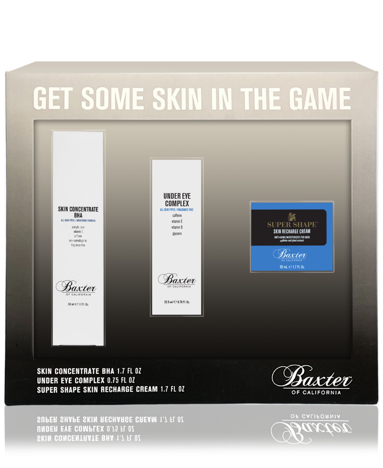 Набор по уходу за кожей Baxter Of California 3-Pc. Skincare Box Set