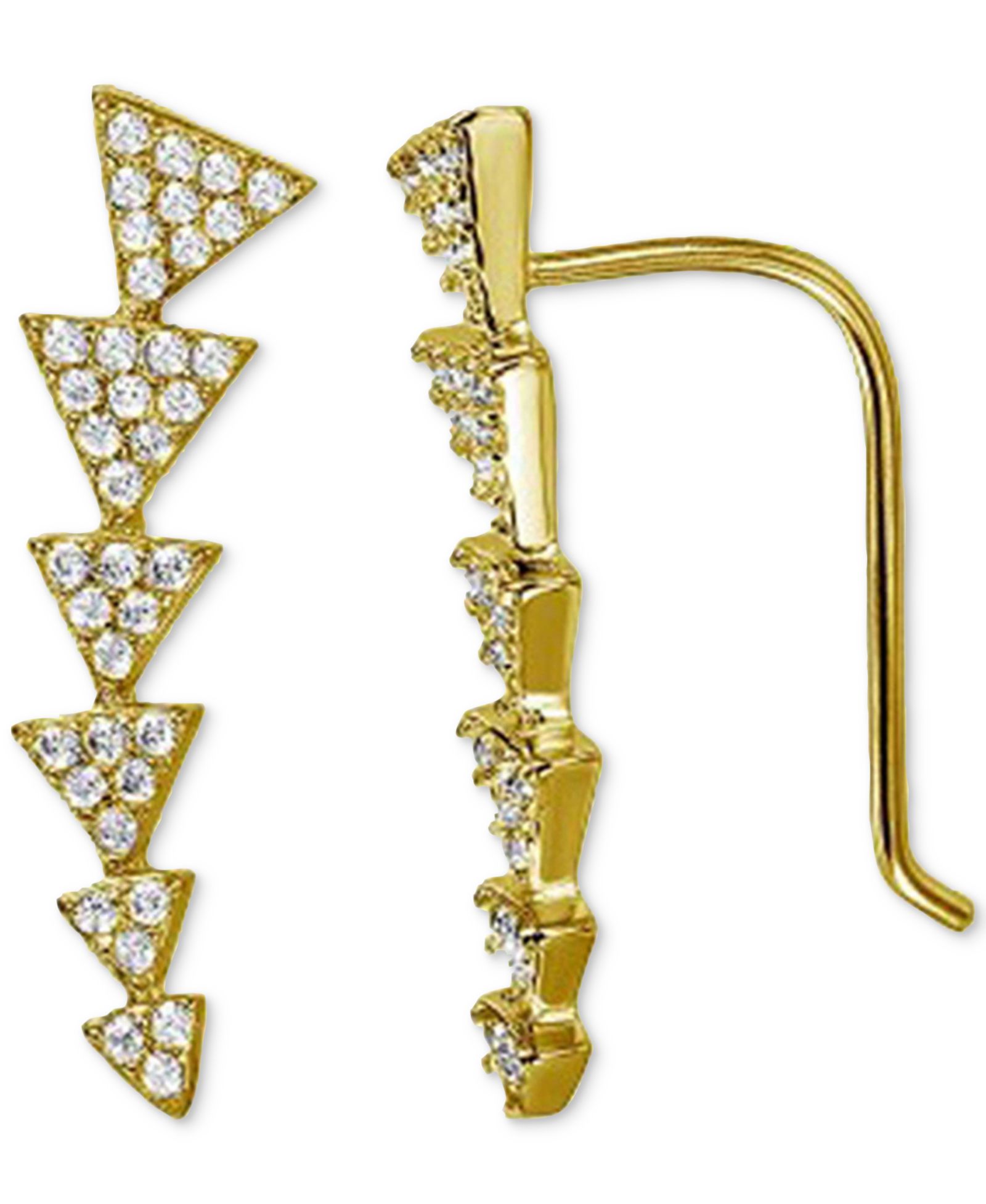 ADORNIA Arrow Ear Climber Earrings