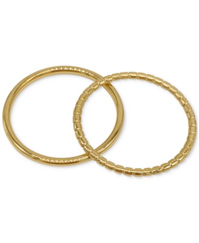 Набор колец ADORNIA Gold-Tone Water-Resistant