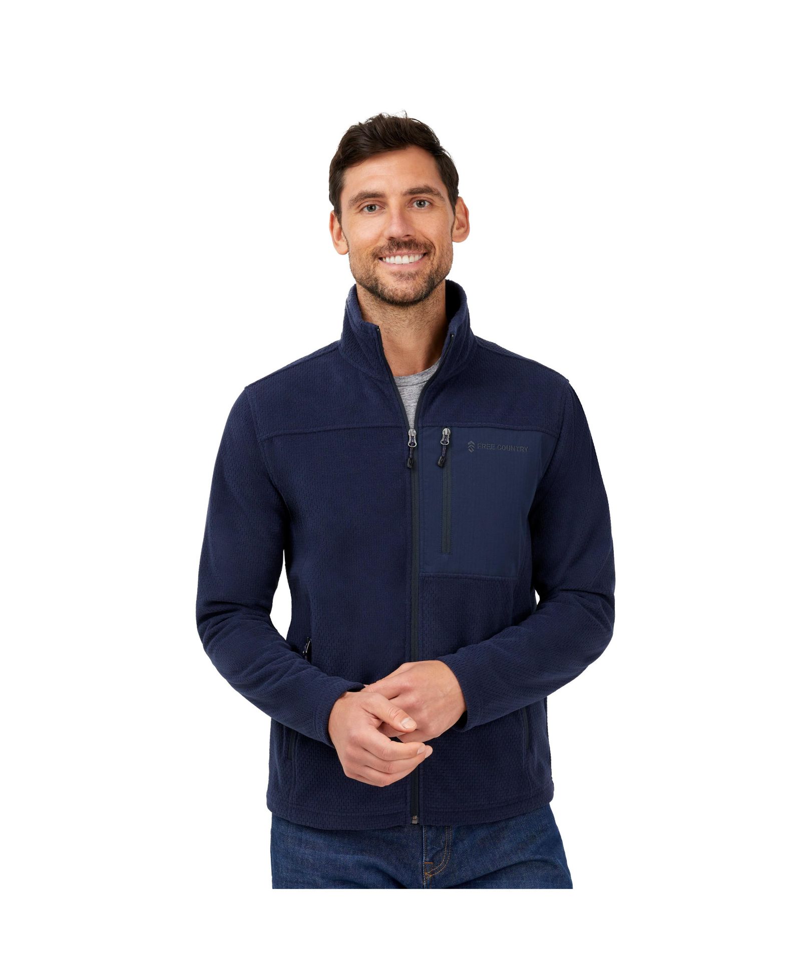 Free Country Men's Calabaza II Brick Fleece Jacket