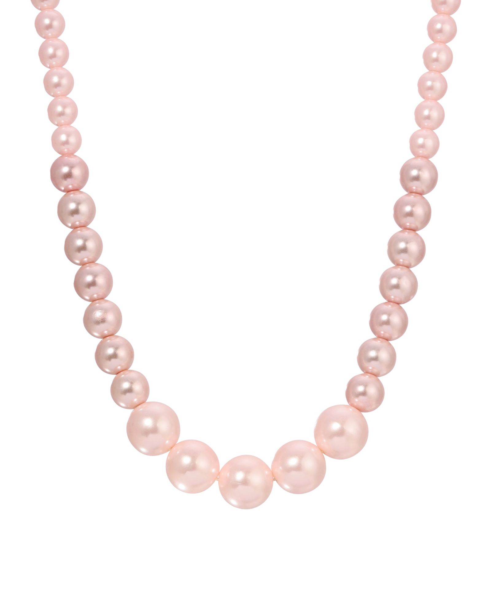 Ожерелье 2028 Imitation Pink Pearl Strand