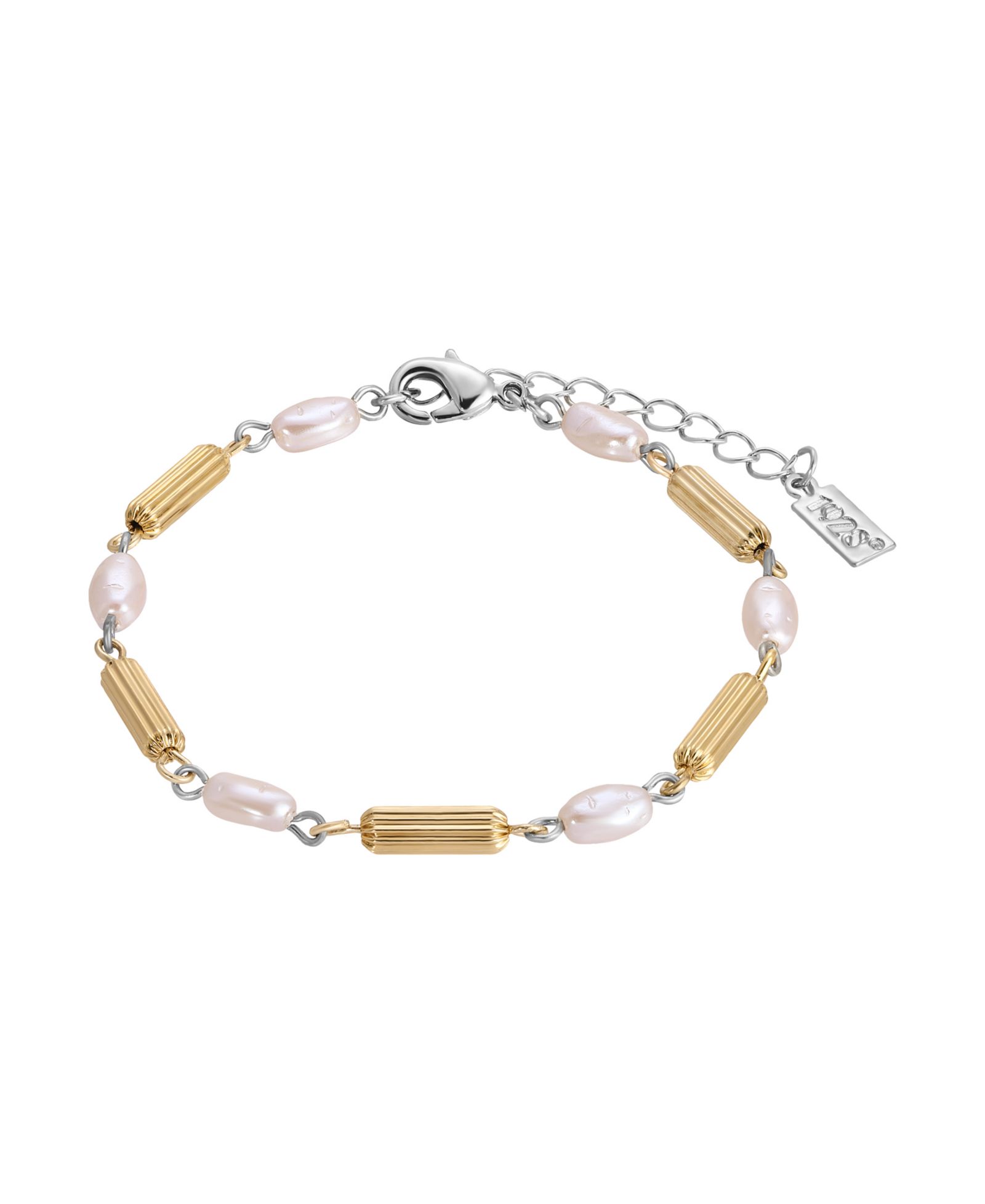 Браслет 2028 Imitation Pearl Gold-Tone Link