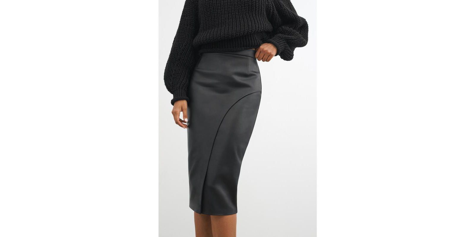 Marcella Women's Nyssa Knee-Length Wrap Pencil Skirt