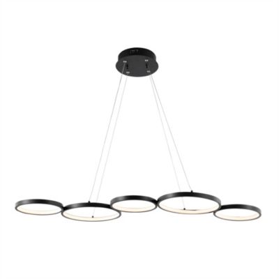 Roman Bohemian Coastal Iron Linear Integrated LED Pendant
