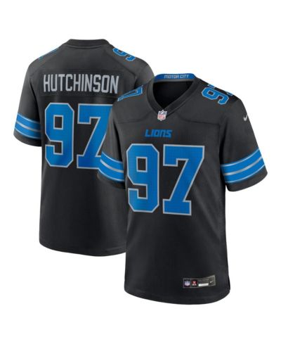 Мужская игровая джерси Nike Aidan Hutchinson Detroit Lions 2nd Alternate