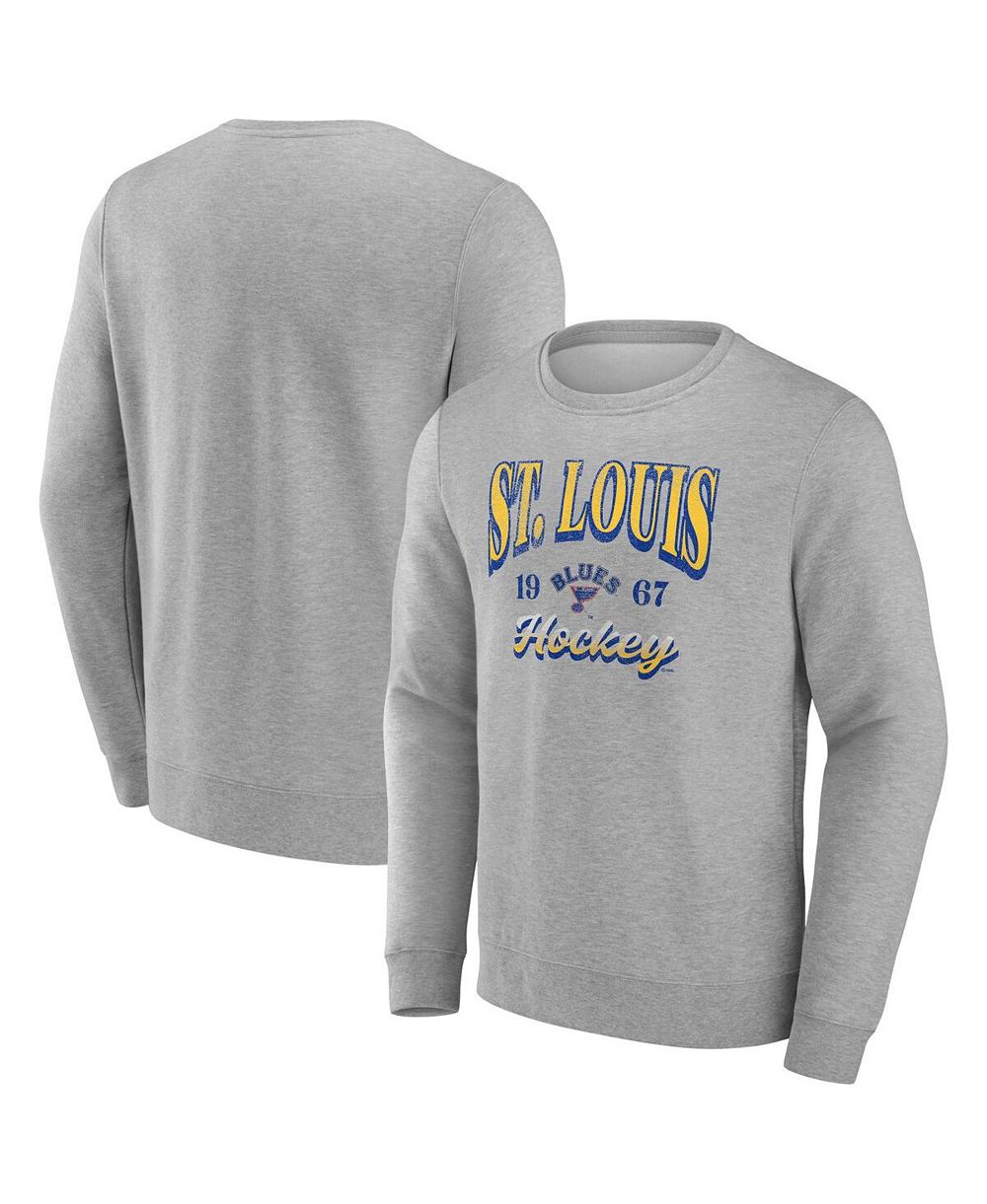 Мужская флисовая толстовка Fanatics Gray St. Louis Blues Nimbus Pullover