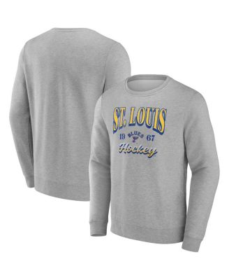 Мужская флисовая толстовка Fanatics Gray St. Louis Blues Nimbus Pullover