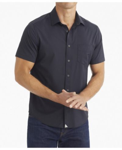 UNTUCKit Men's Regular Fit Performance Short-Sleeve Gironde Shirt