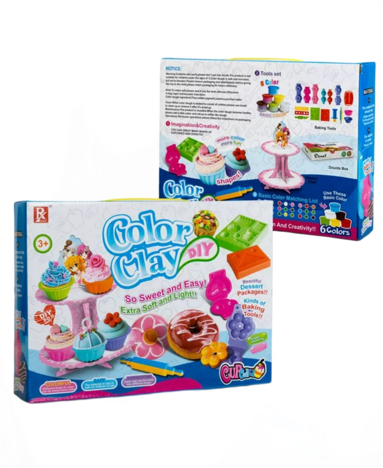 Набор для изготовления капкейков Big Daddy Toys DIY Clay Cupcake Doughnut Kit
