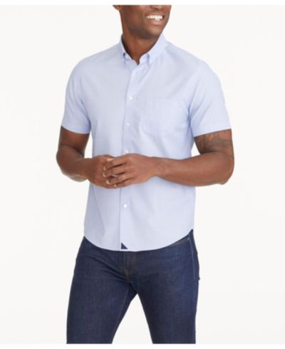 UNTUCKit Men's Regular Fit Wrinkle-Free Short-Sleeve Hillstowe Button Up Shirt