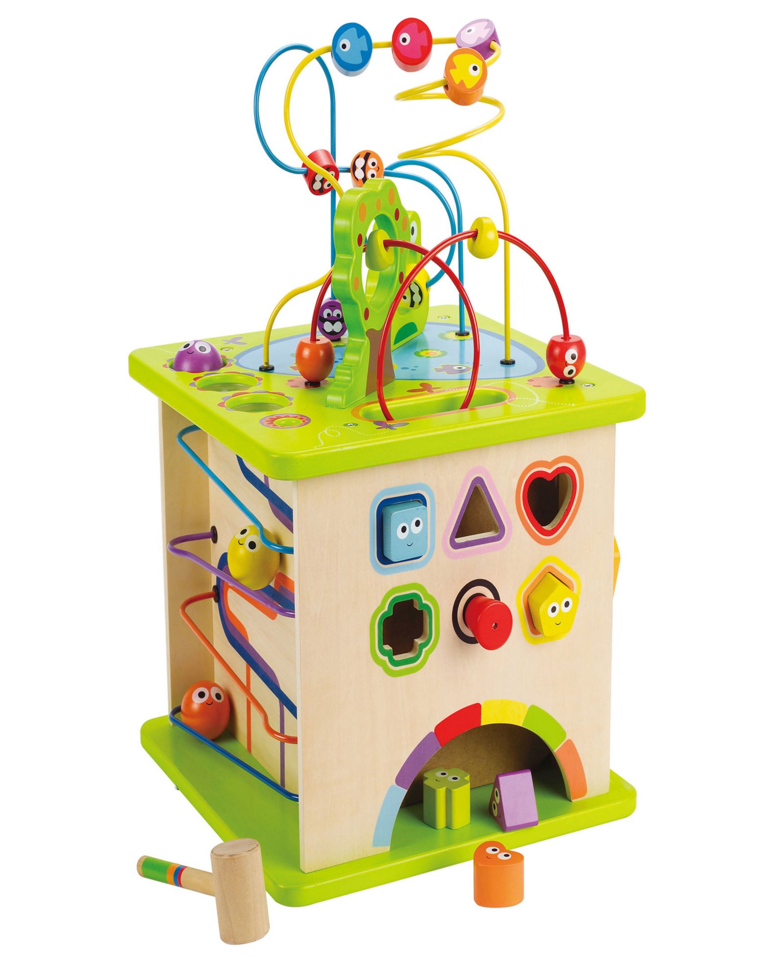 Hape Игрушка-пазл Country Critters 5-Sided Play Cube