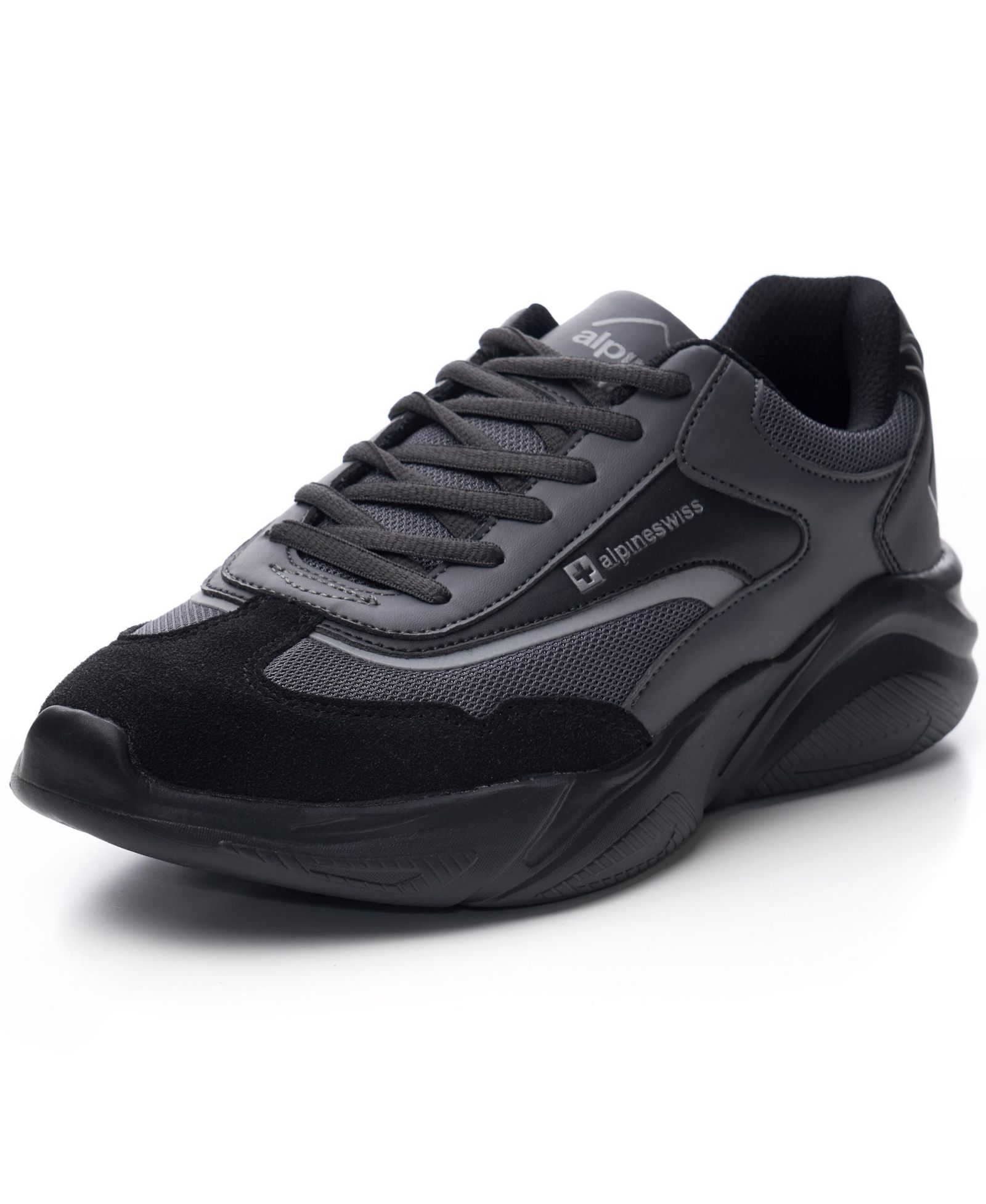 Alpine Swiss Men's Chunky Sneakers Retro Platform Dad Tennis Shoes