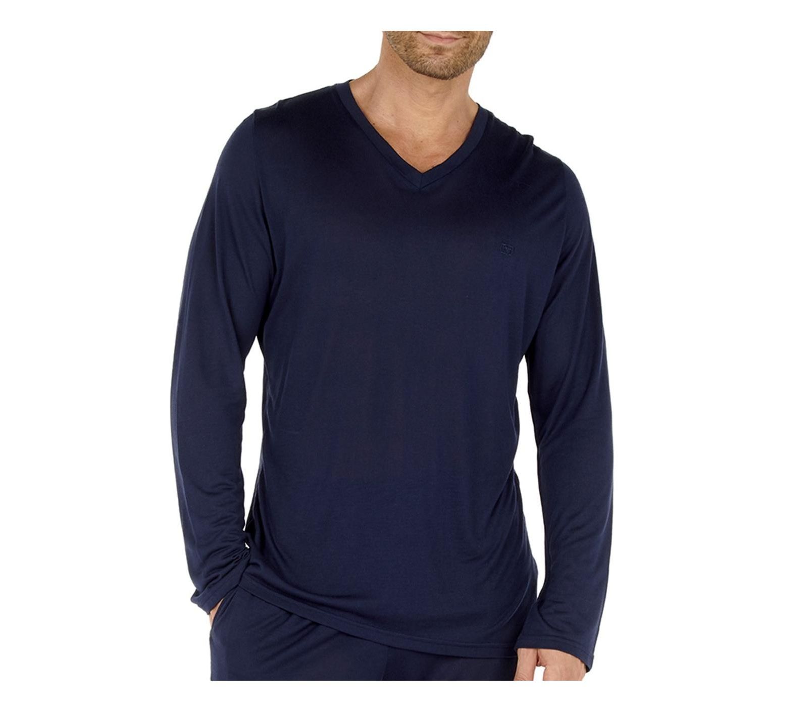 Рубашка HOM Long Sleeve V-Neck