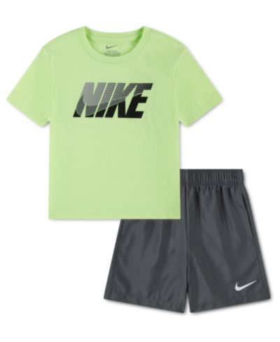 Детский комплект Nike Boys' Toddler 2T-4T T-shirt и Woven Shorts