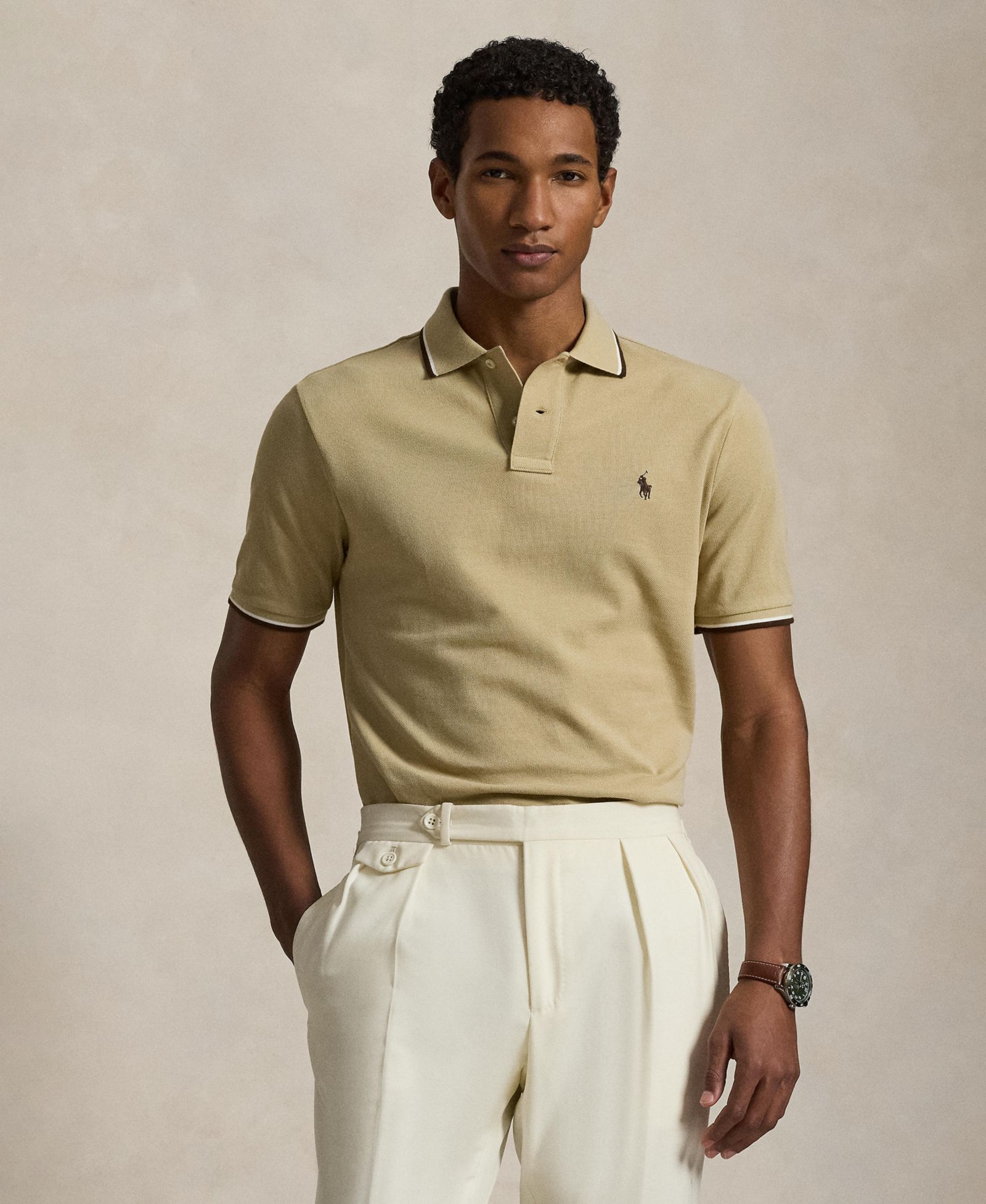 Мужская Polo Ralph Lauren Classic-Fit Mesh Polo рубашка
